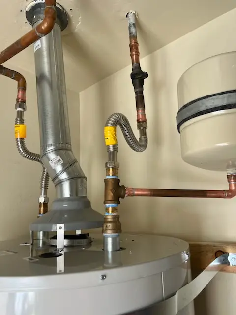 Water heater installation and plumbing repair in Moondance