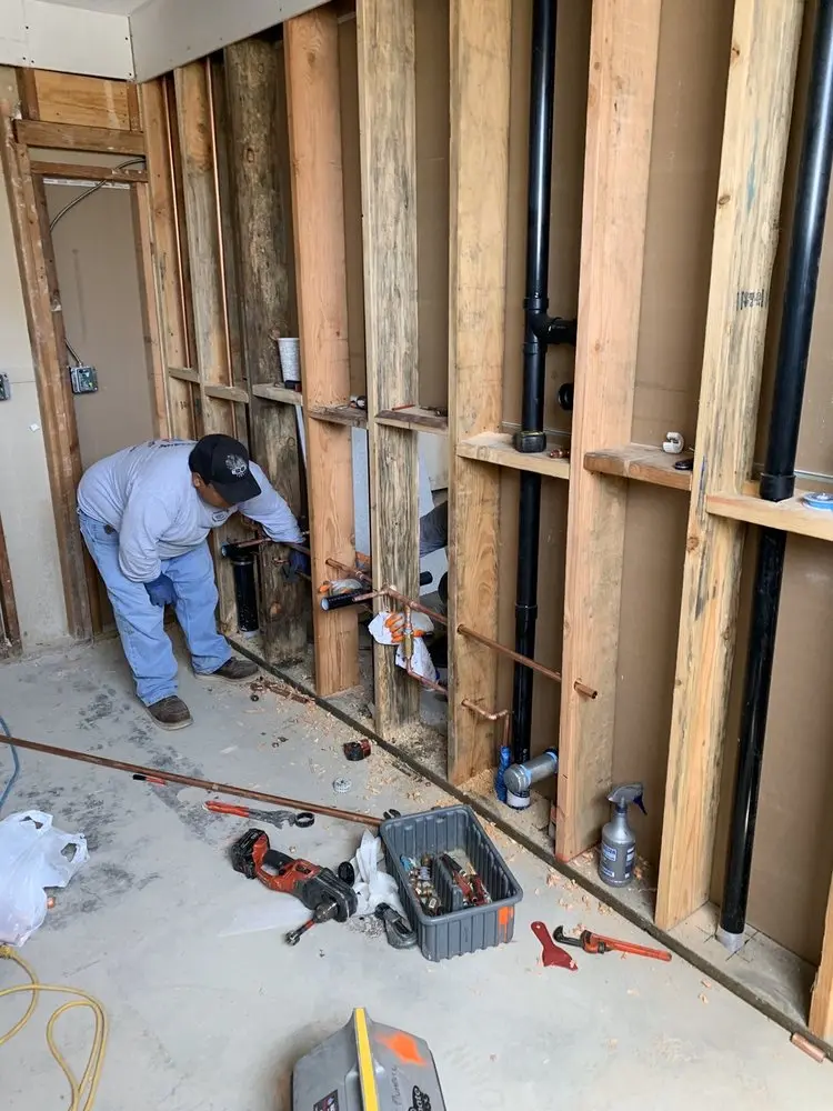 Commercial rough-in plumbing for Water Heater Replacement in Moondance